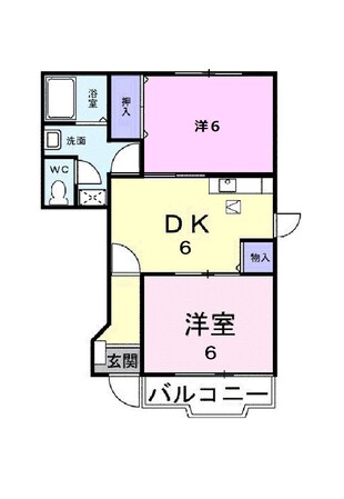 レジデンス淡路　Ａの物件間取画像